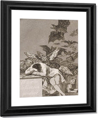 Francisco De Goya The Sleep Of Reason Produces Monsters 1799 By Francisco De Goya Fine Art Print