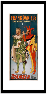 Frank Daniels  Vintage Poster Fine Art Print