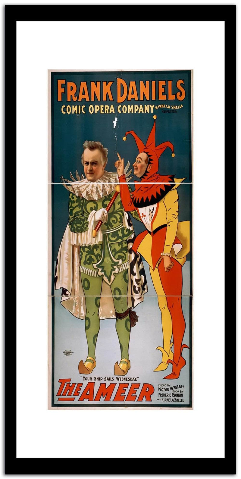 Frank Daniels  Vintage Poster Fine Art Print