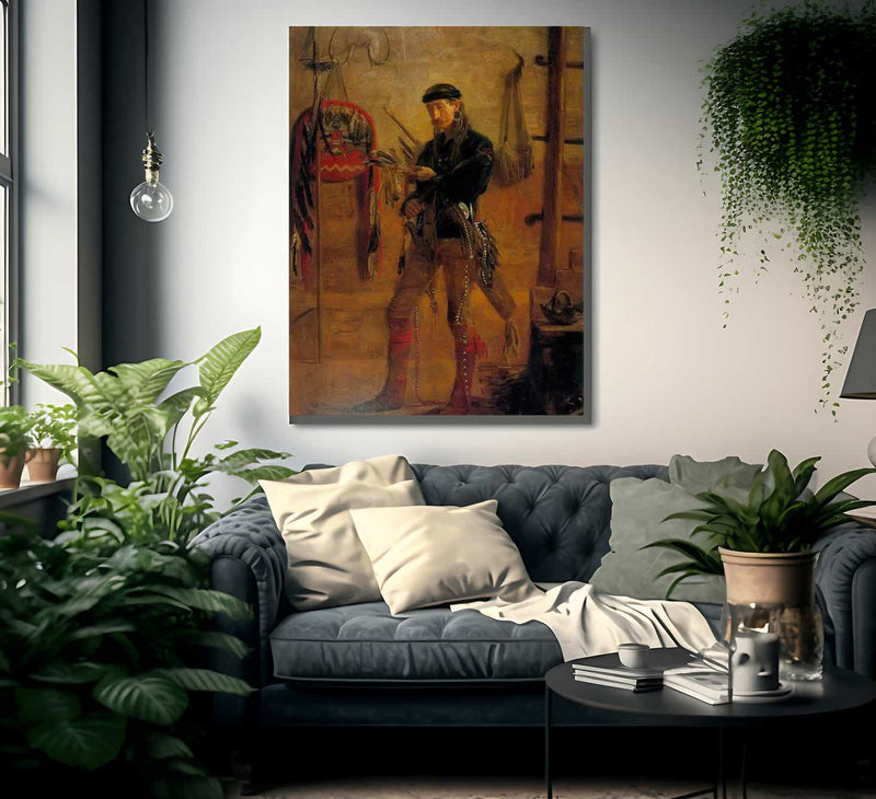 Frank Hamilton Cushing By Thomas Eakins Fine Art Print