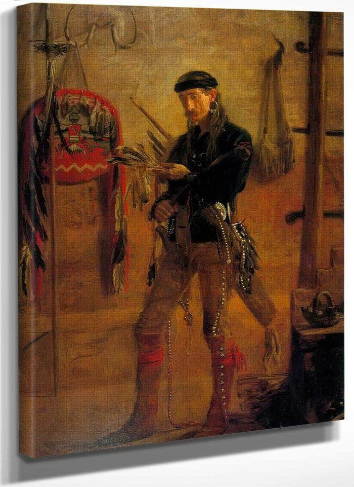 Frank Hamilton Cushing By Thomas Eakins Fine Art Print