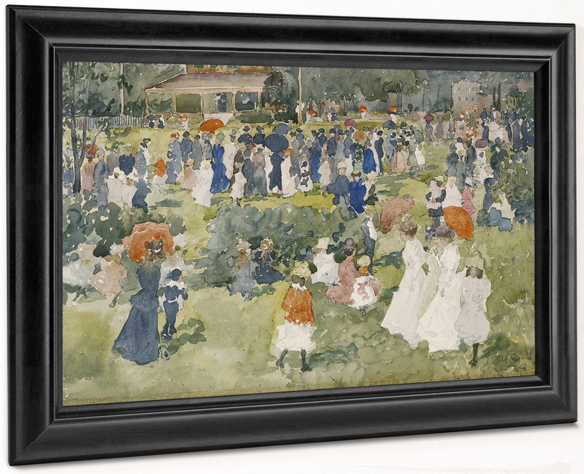 Franklin Park, Boston  2 By Maurice Brazil Prendergast Fine Art Print