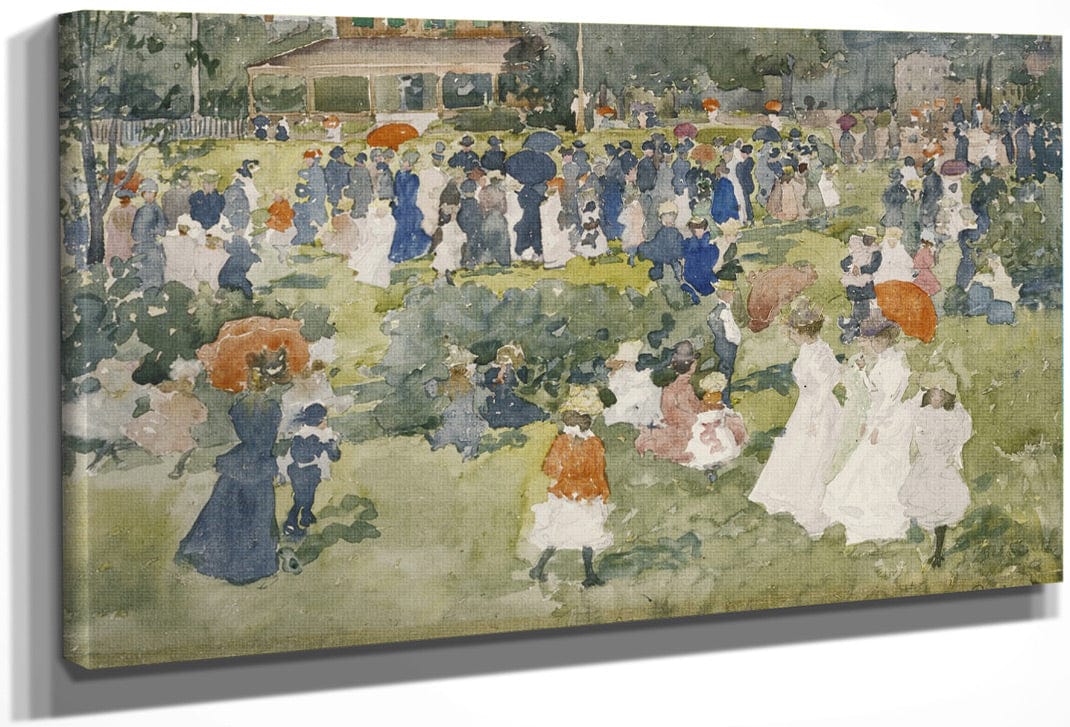 Franklin Park, Boston  2 By Maurice Brazil Prendergast Fine Art Print