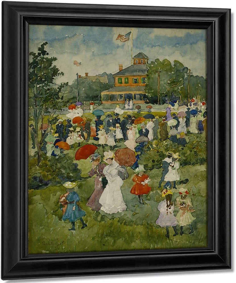 Franklin Park, Boston By Maurice Brazil Prendergast Fine Art Print