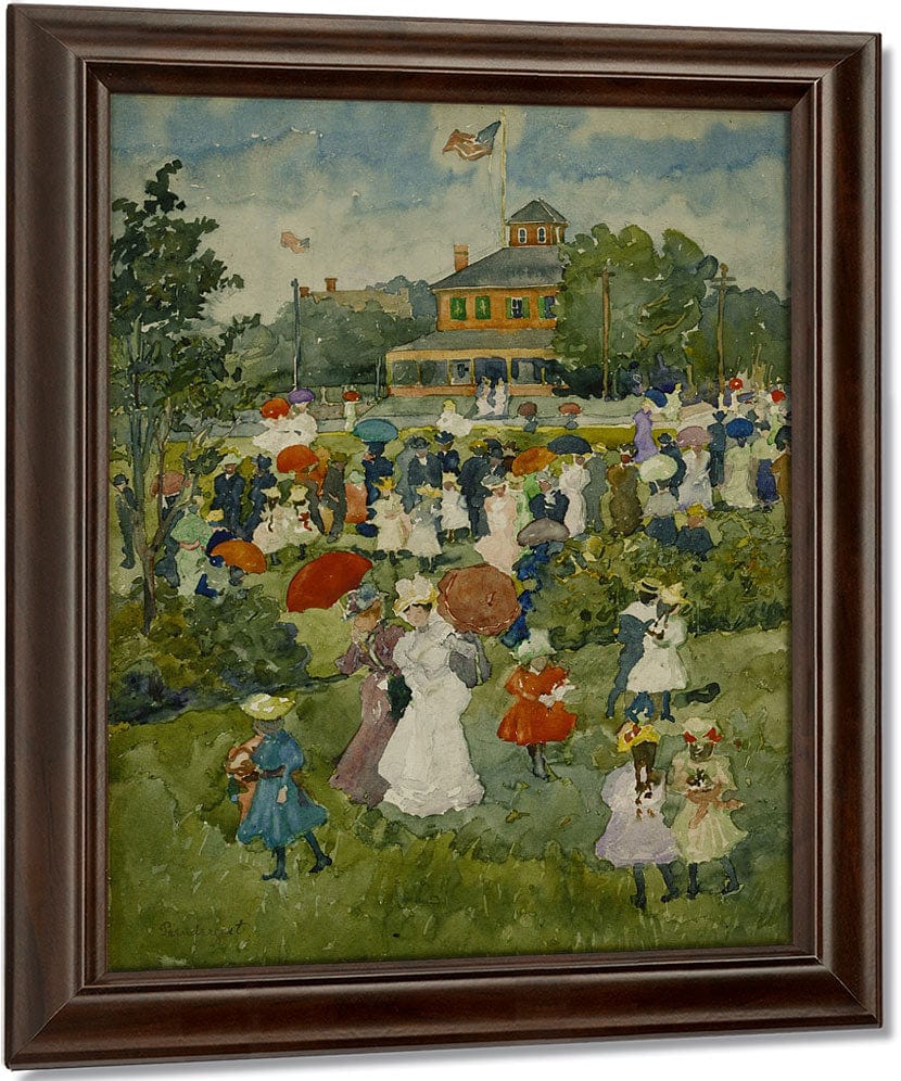 Franklin Park, Boston By Maurice Brazil Prendergast Fine Art Print