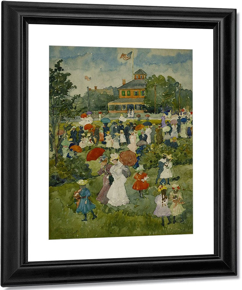 Franklin Park, Boston By Maurice Brazil Prendergast Fine Art Print