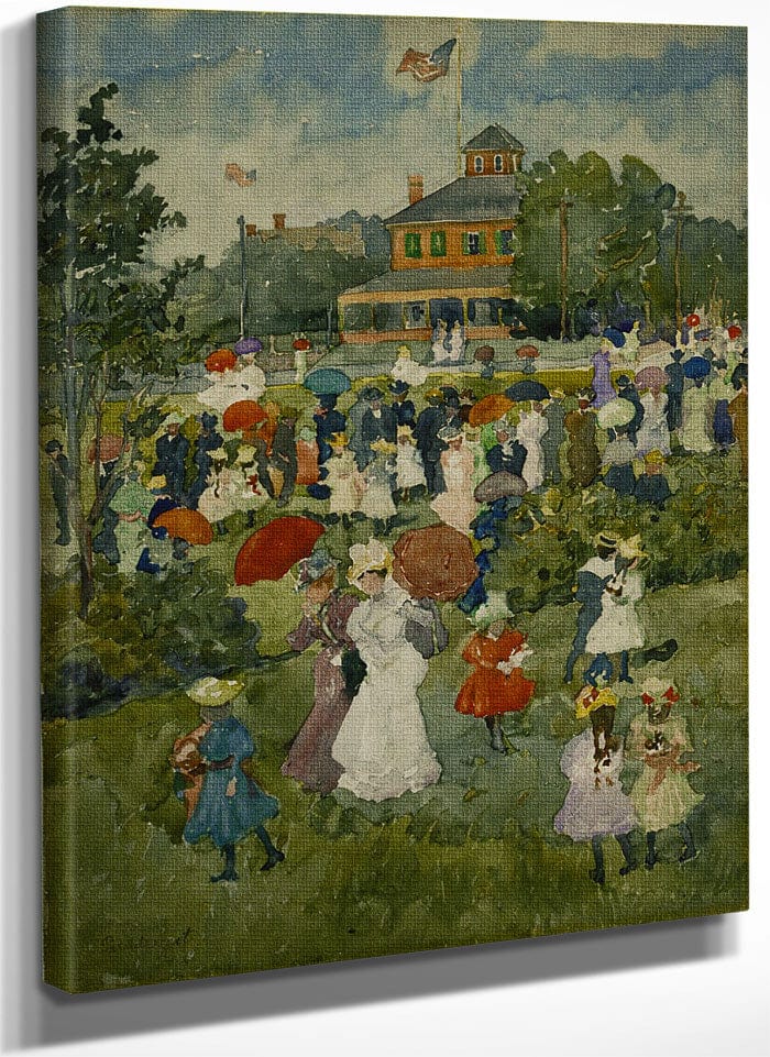 Franklin Park, Boston By Maurice Brazil Prendergast Fine Art Print