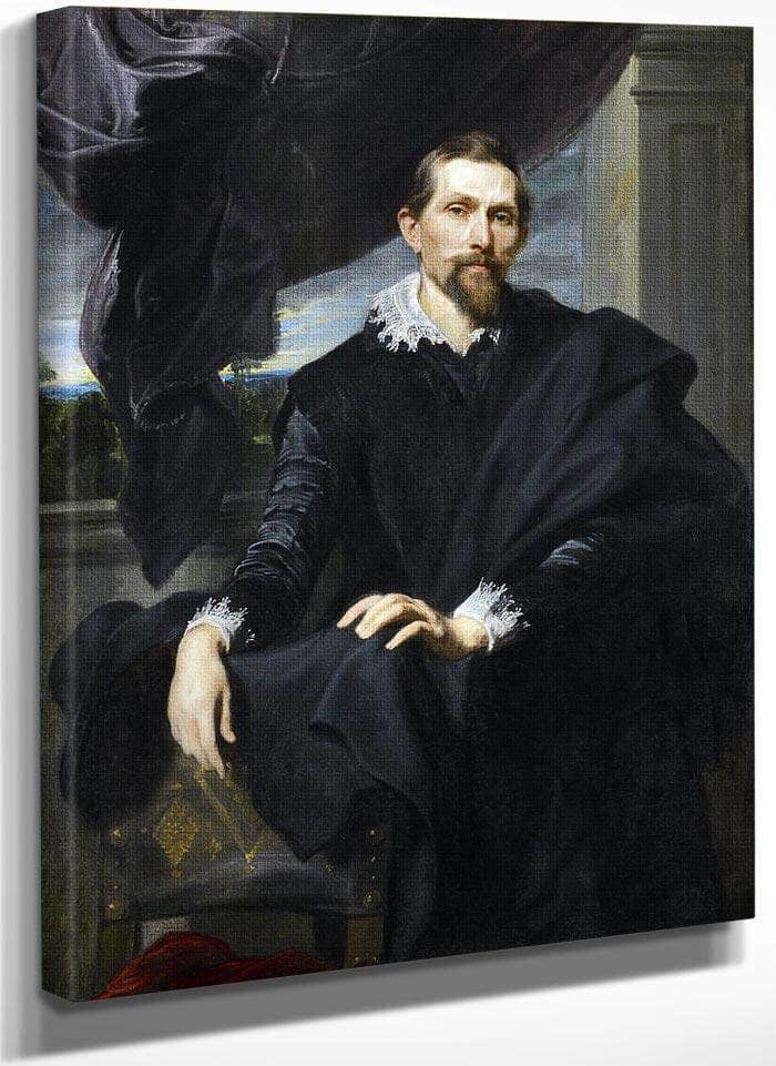 Frans Snyders By Anthony Van Dyck Fine Art Print