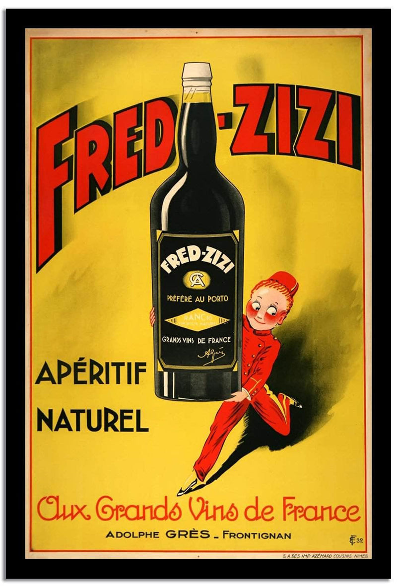 Fred Zizi  Vintage Poster Fine Art Print