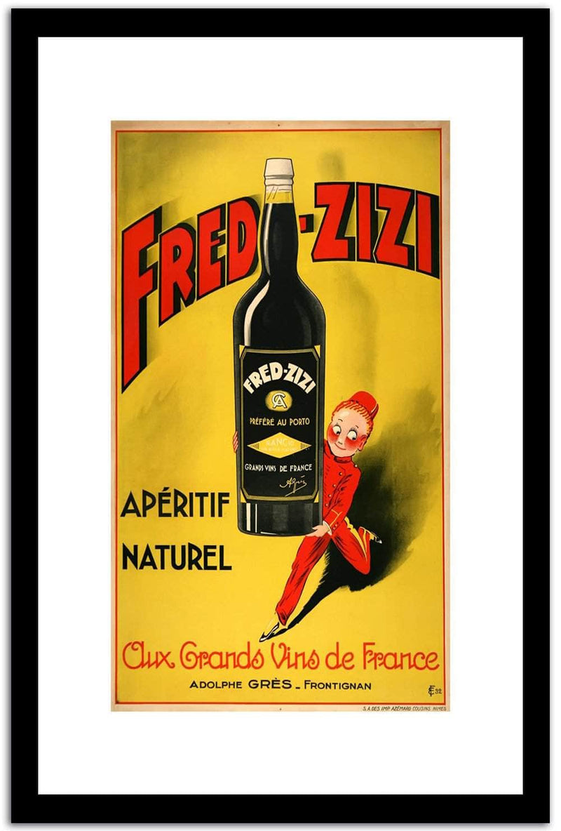 Fred Zizi  Vintage Poster Fine Art Print