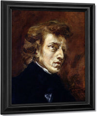 Frederic Chopin (1810 49) By Ferdinand Victor Eugene Delacroix Fine Art Print