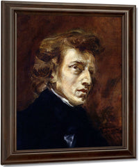 Frederic Chopin (1810 49) By Ferdinand Victor Eugene Delacroix Fine Art Print