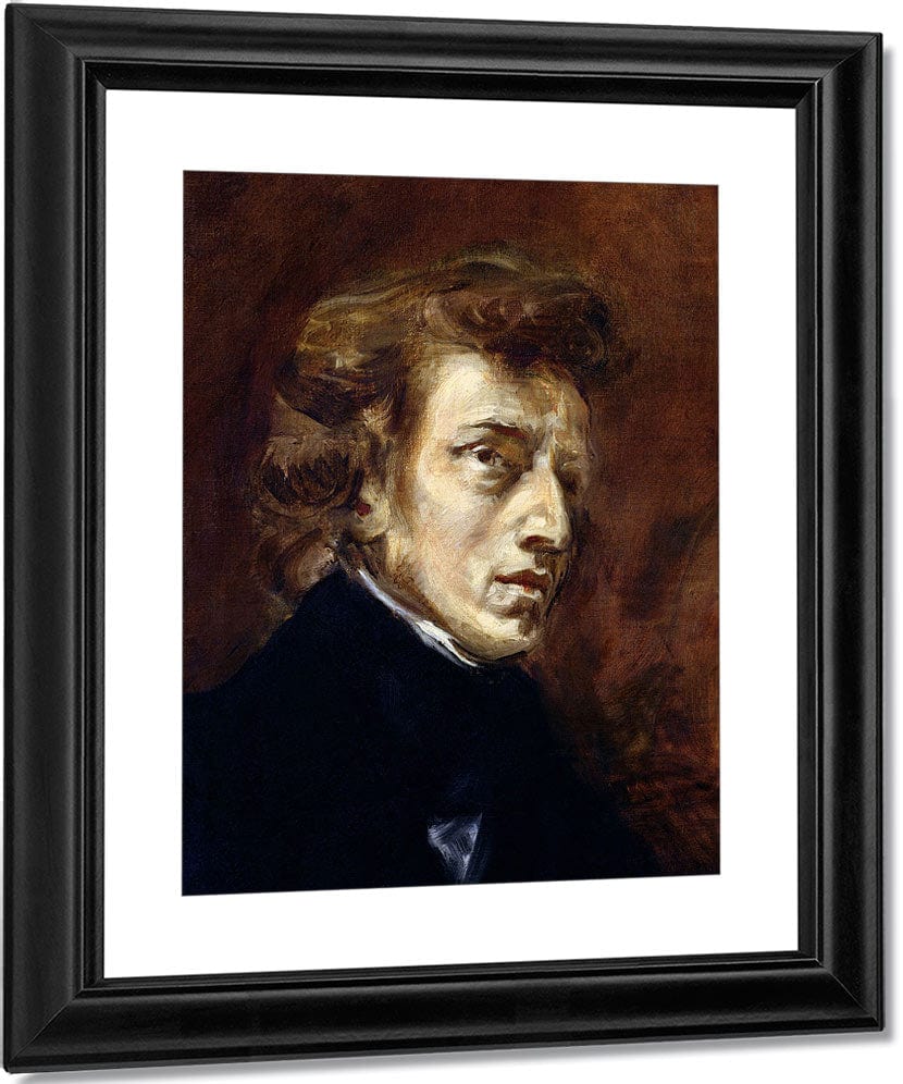 Frederic Chopin (1810 49) By Ferdinand Victor Eugene Delacroix Fine Art Print