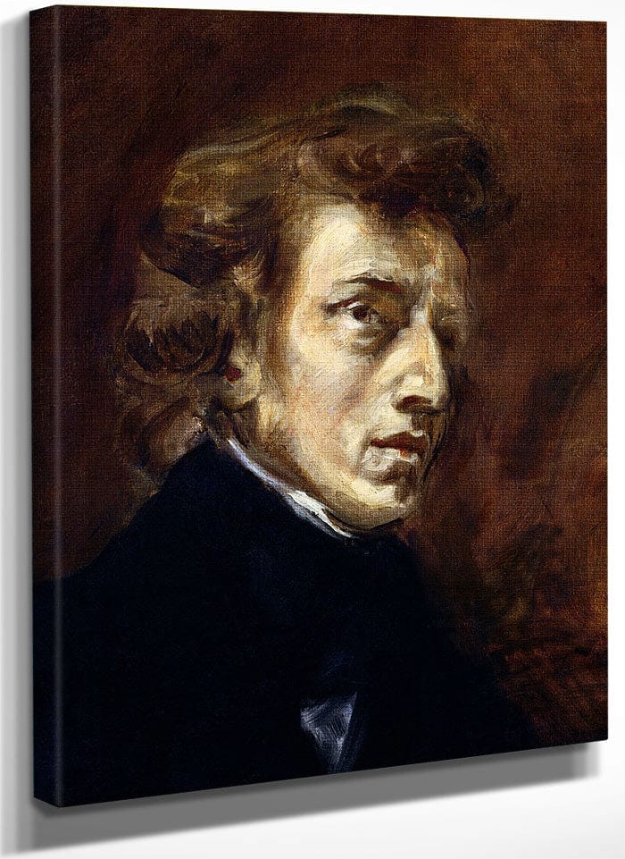 Frederic Chopin (1810 49) By Ferdinand Victor Eugene Delacroix Fine Art Print