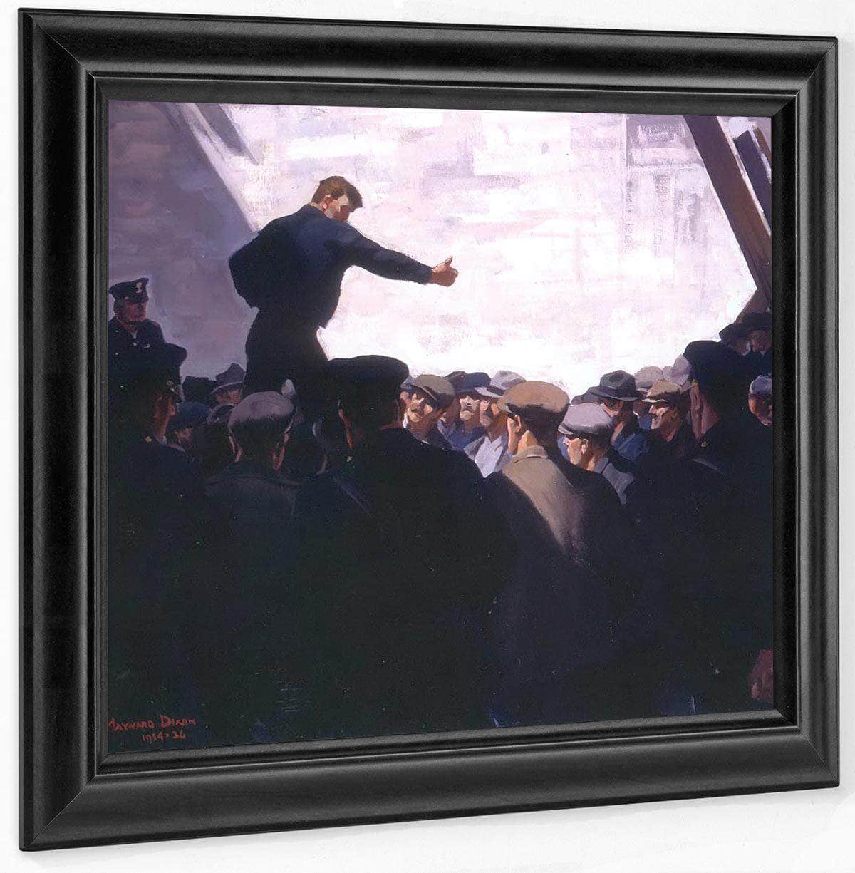 Free Speech By Maynard Dixon Fine Art Print