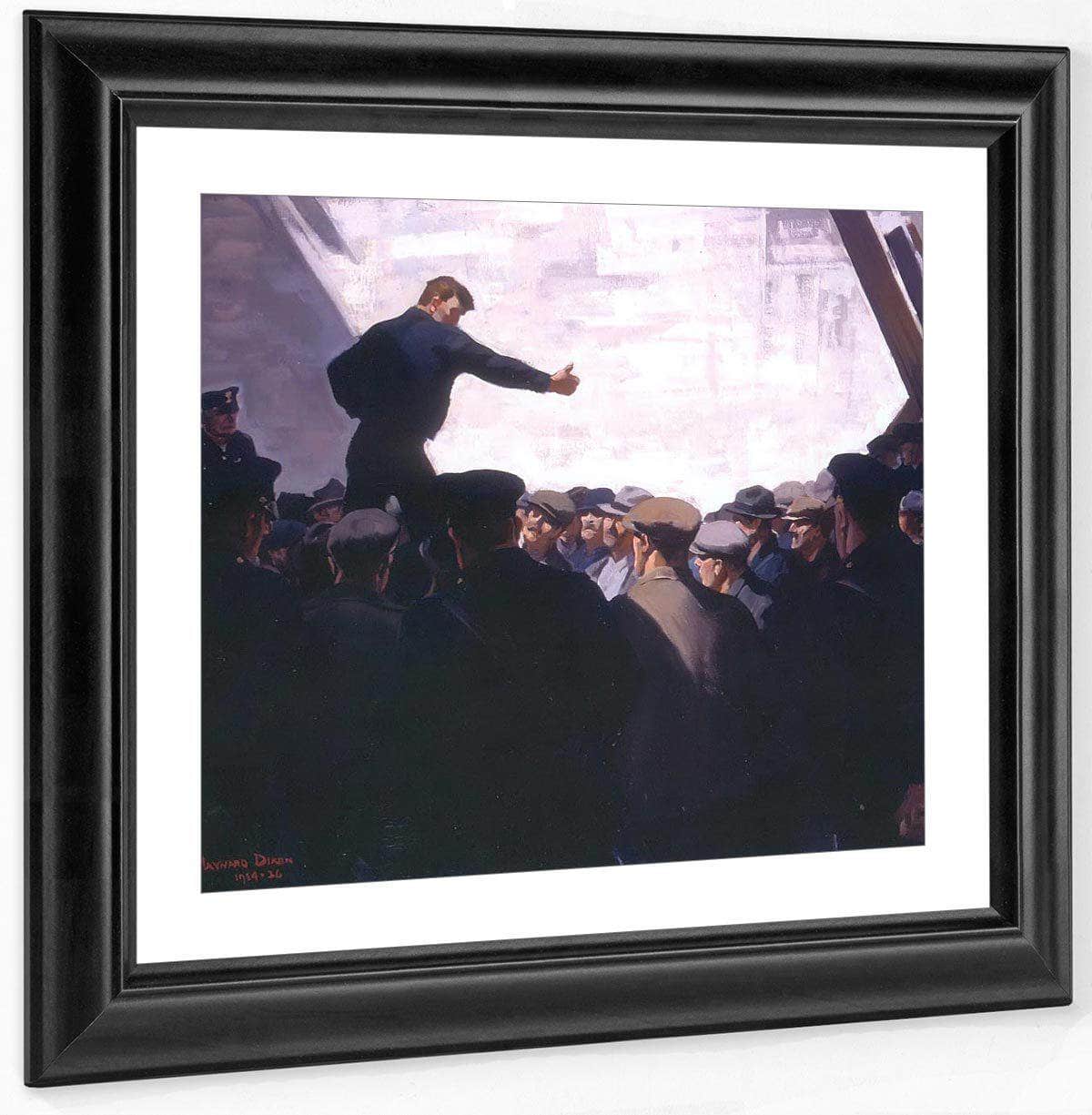 Free Speech By Maynard Dixon Fine Art Print