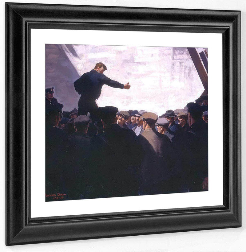 Free Speech By Maynard Dixon Fine Art Print