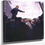 Free Speech By Maynard Dixon Fine Art Print