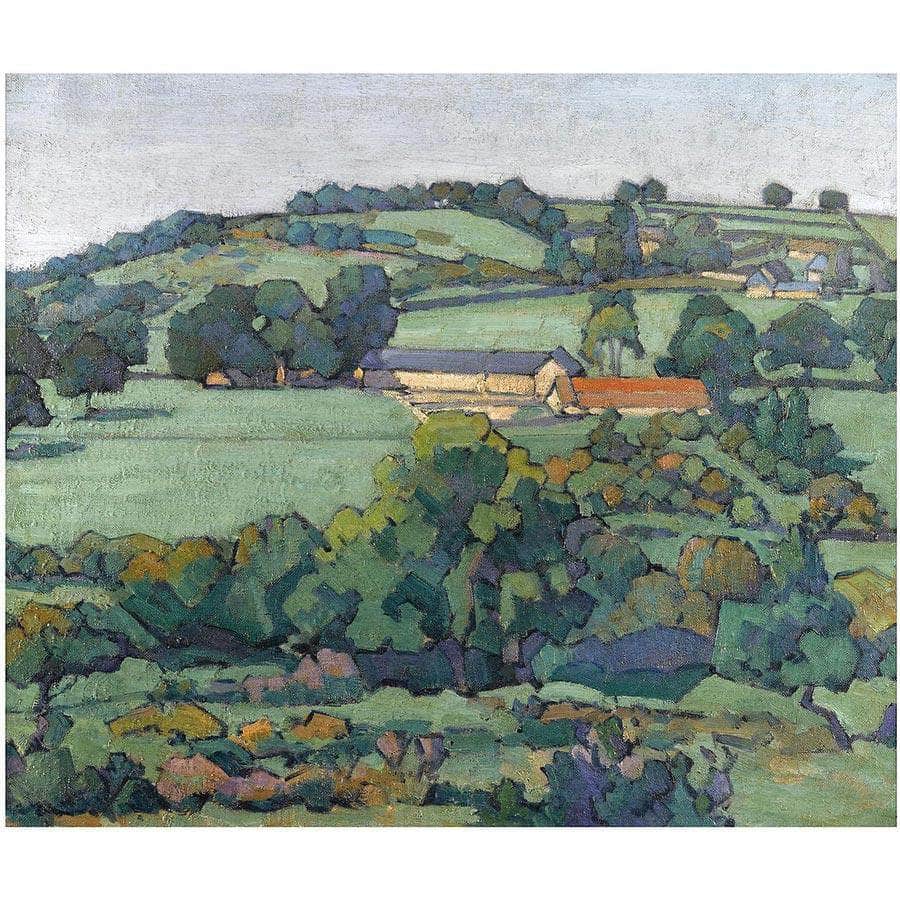 French Nut Tree Farm By Robert Reid Fine Art Print