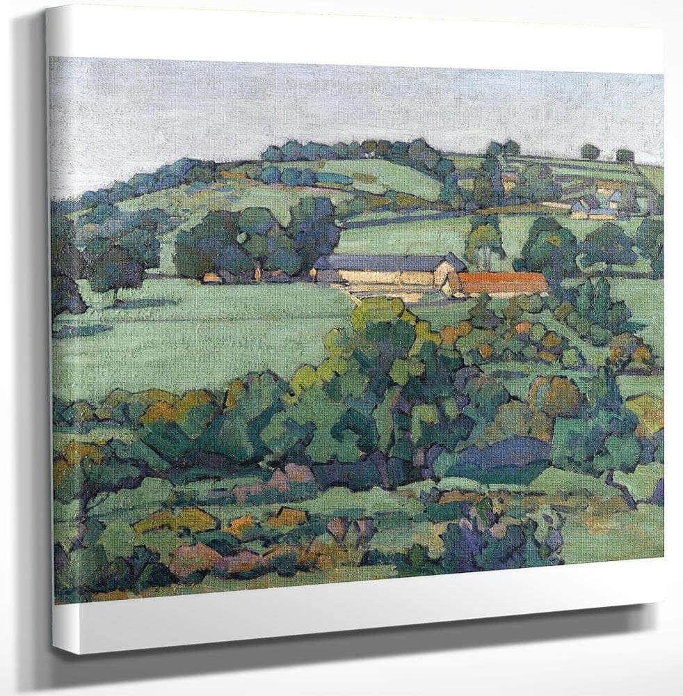 French Nut Tree Farm By Robert Reid Fine Art Print