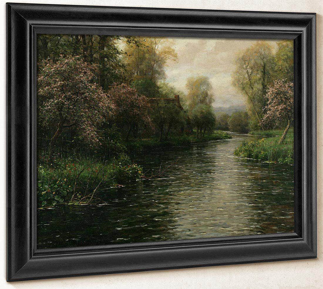 French River Landscape By Louis Aston Knight Fine Art Print