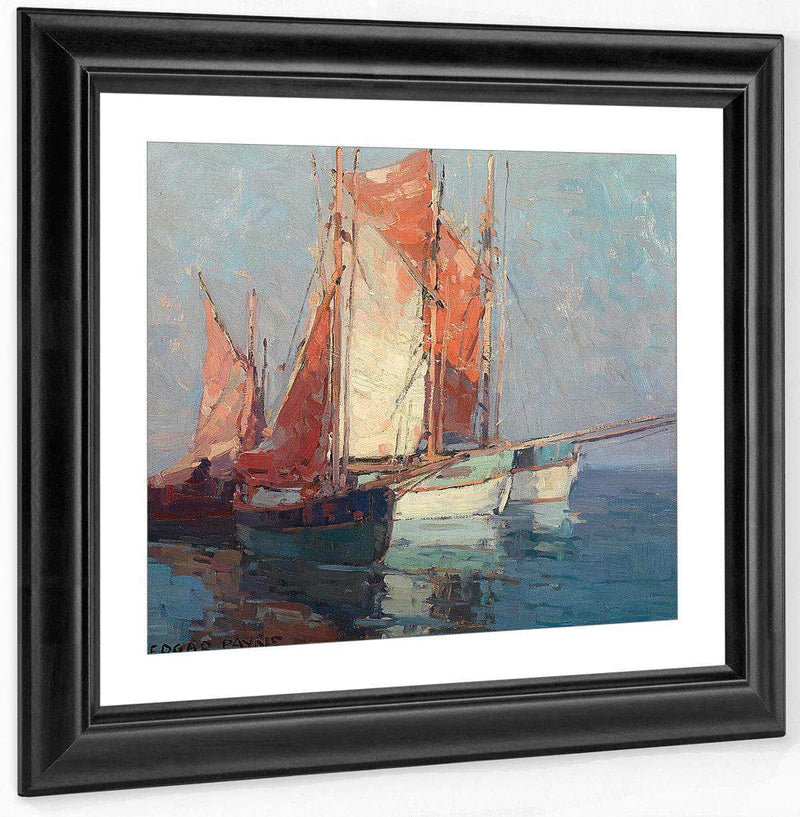 French Sailboats By Edgar Payne Fine Art Print