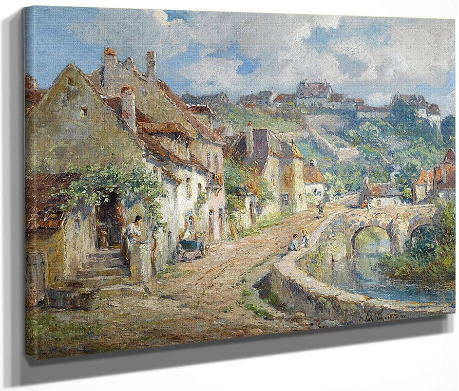French Village By Colin Campbell Cooper Fine Art Print
