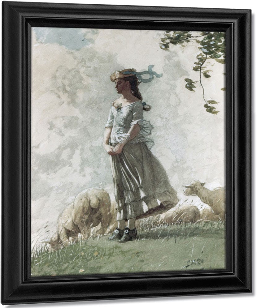 Fresh Air By Winslow Homer Fine Art Print