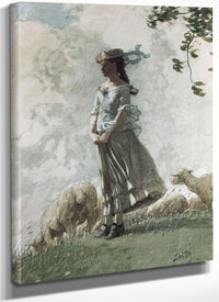 Fresh Air By Winslow Homer Fine Art Print