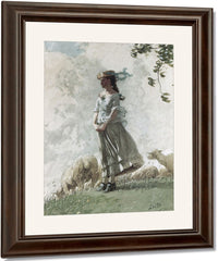 Fresh Air By Winslow Homer Fine Art Print