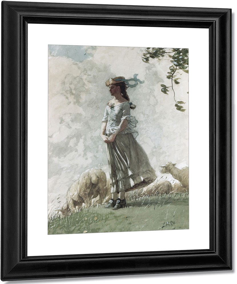 Fresh Air By Winslow Homer Fine Art Print