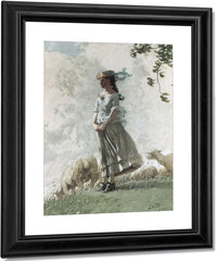 Fresh Air By Winslow Homer Fine Art Print