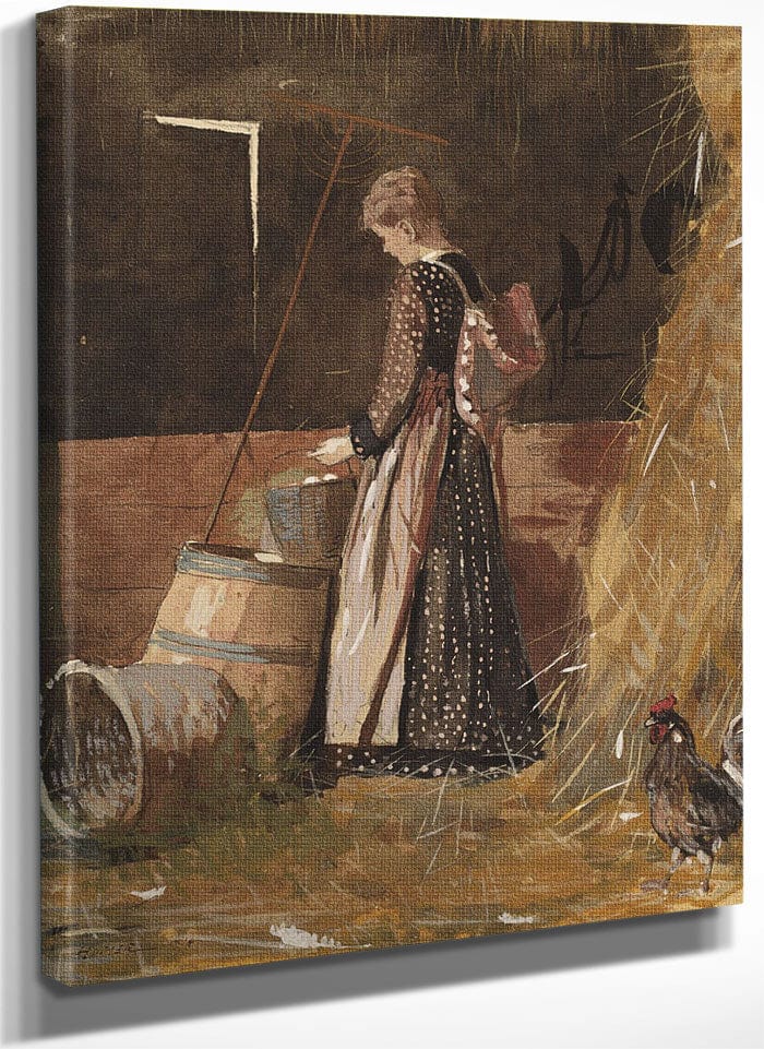 Fresh Eggs By Winslow Homer Fine Art Print