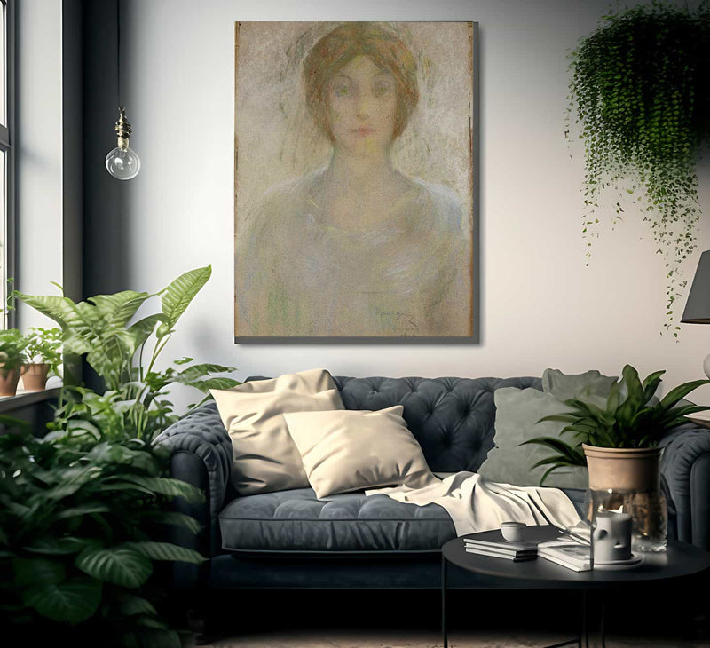 Fresque By Alice Pike Barney Fine Art Print