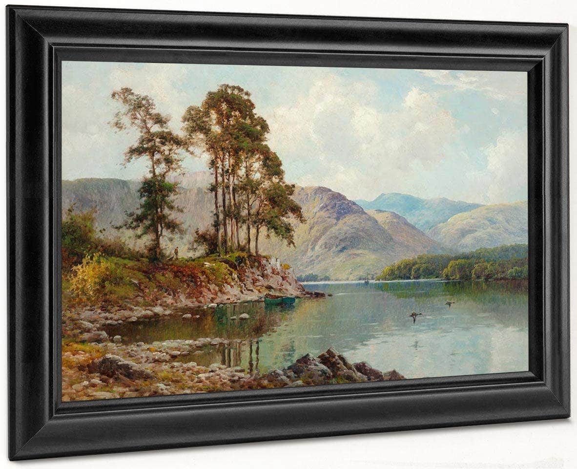 Friars Crag Derwentwater By Alfred De Breanski Fine Art Print