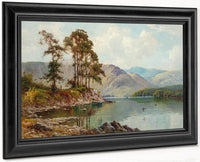 Friars Crag Derwentwater By Alfred De Breanski Fine Art Print