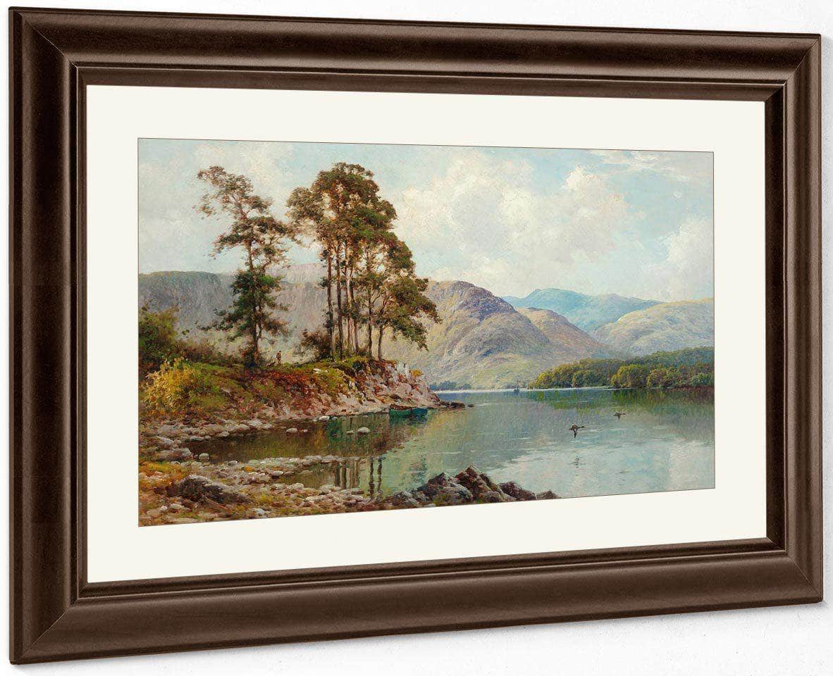 Friars Crag Derwentwater By Alfred De Breanski Fine Art Print