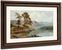 Friars Crag Derwentwater By Alfred De Breanski Fine Art Print