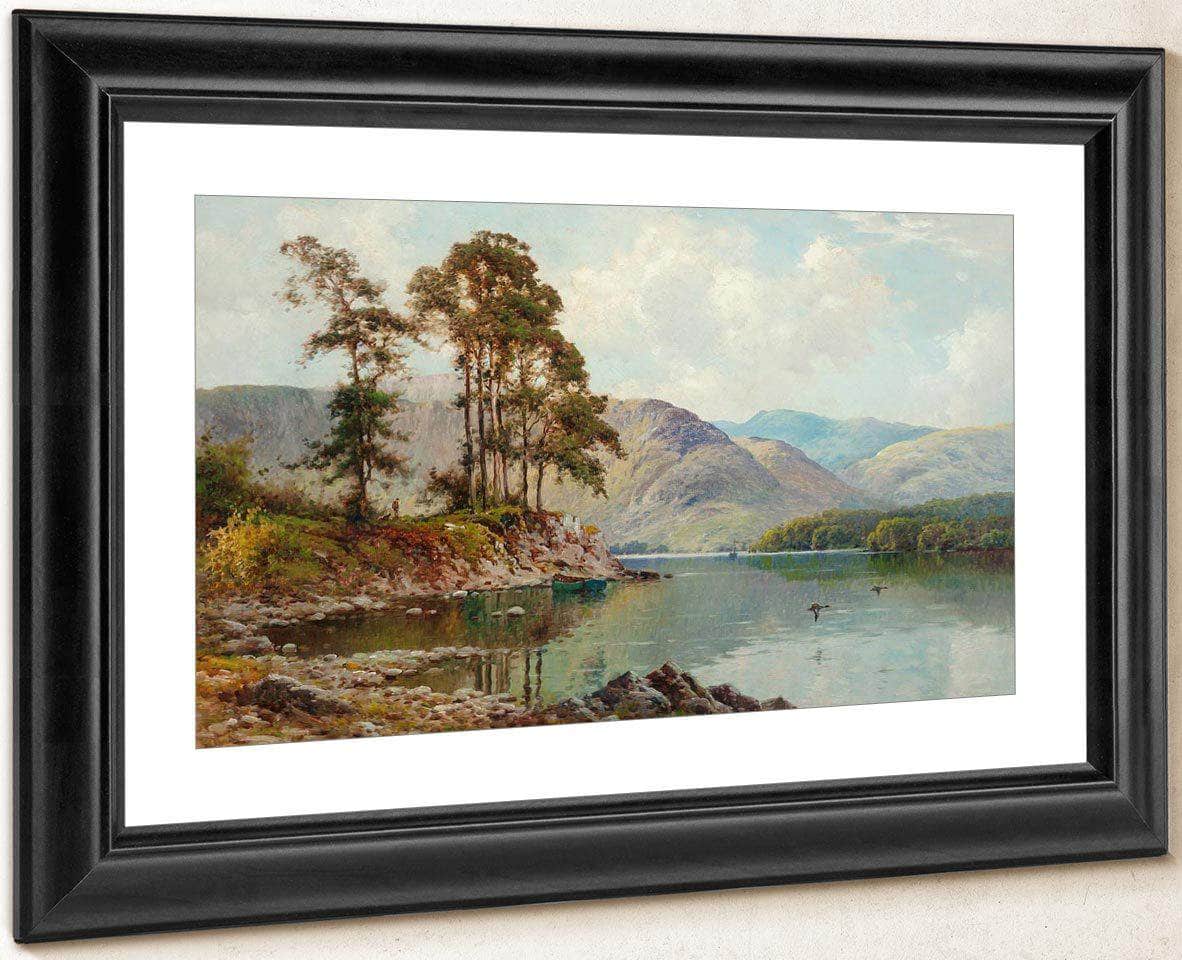 Friars Crag Derwentwater By Alfred De Breanski Fine Art Print