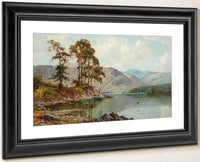 Friars Crag Derwentwater By Alfred De Breanski Fine Art Print