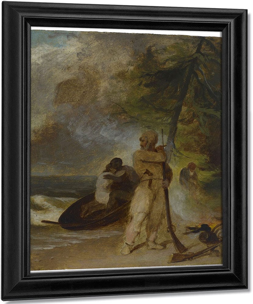 Friday's Father Rescued By Thomas Sully Fine Art Print
