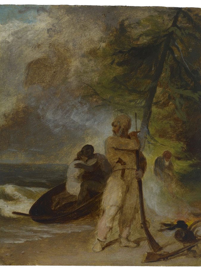 Friday's Father Rescued By Thomas Sully Fine Art Print