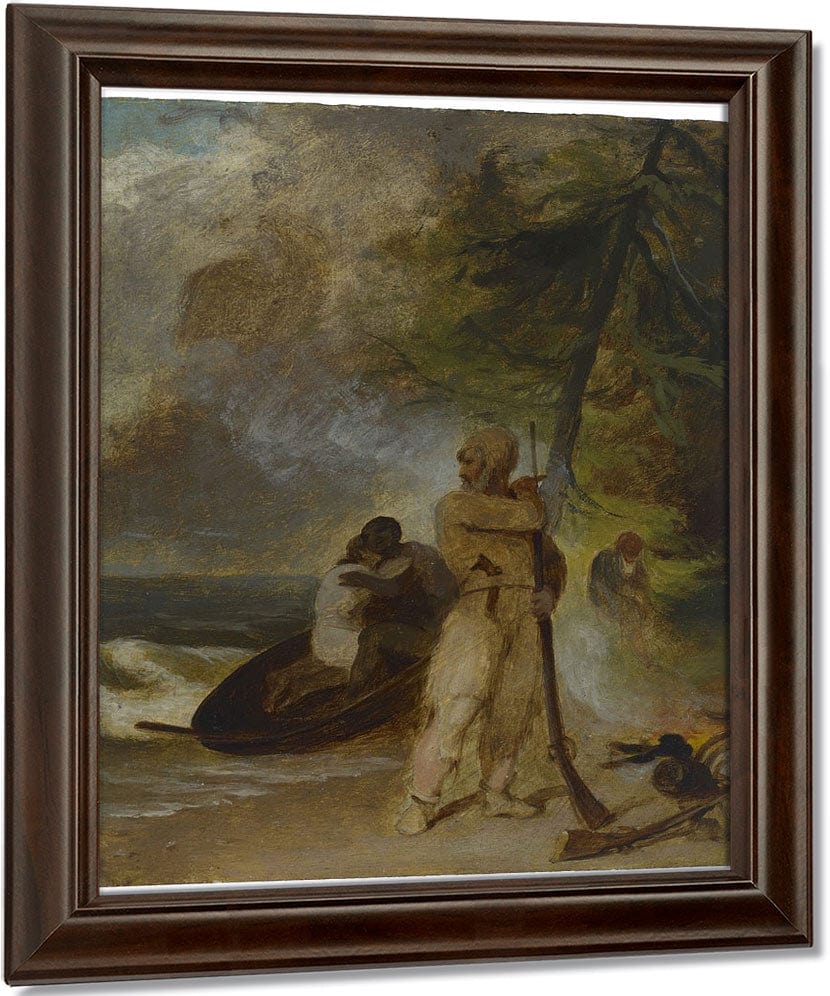 Friday's Father Rescued By Thomas Sully Fine Art Print