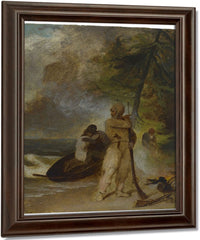 Friday's Father Rescued By Thomas Sully Fine Art Print