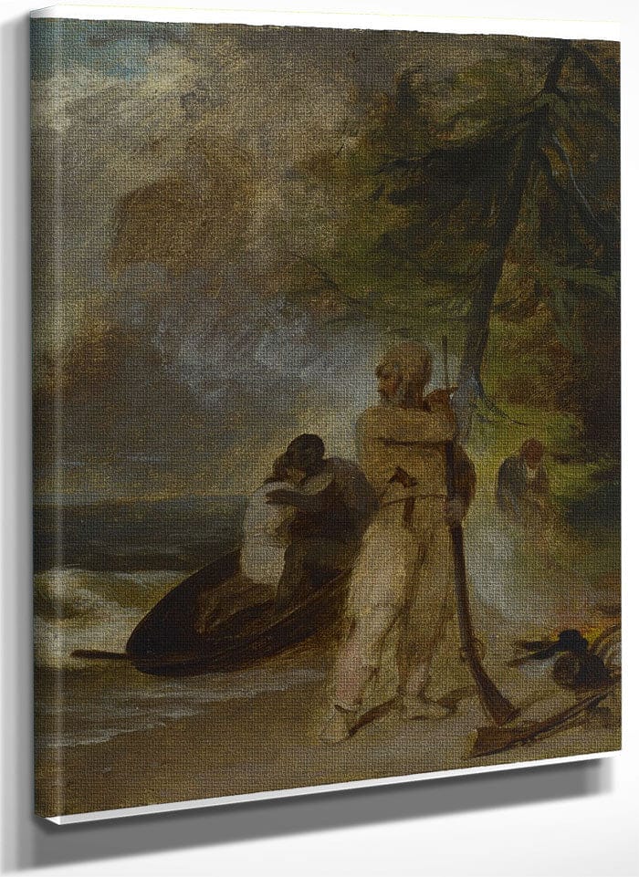 Friday's Father Rescued By Thomas Sully Fine Art Print
