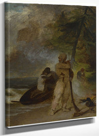Friday's Father Rescued By Thomas Sully Fine Art Print