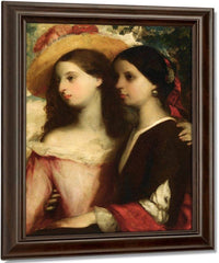Friends By William Etty Fine Art Print