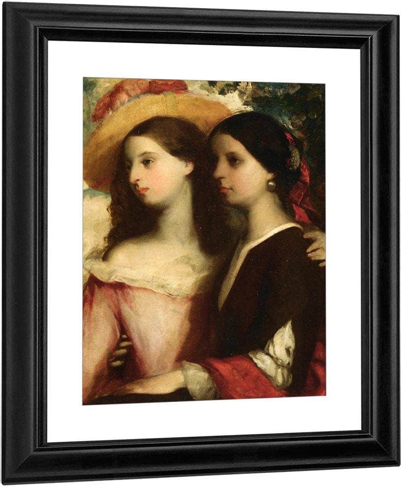 Friends By William Etty Fine Art Print