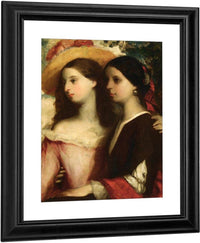 Friends By William Etty Fine Art Print