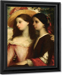 Friends By William Etty Fine Art Print